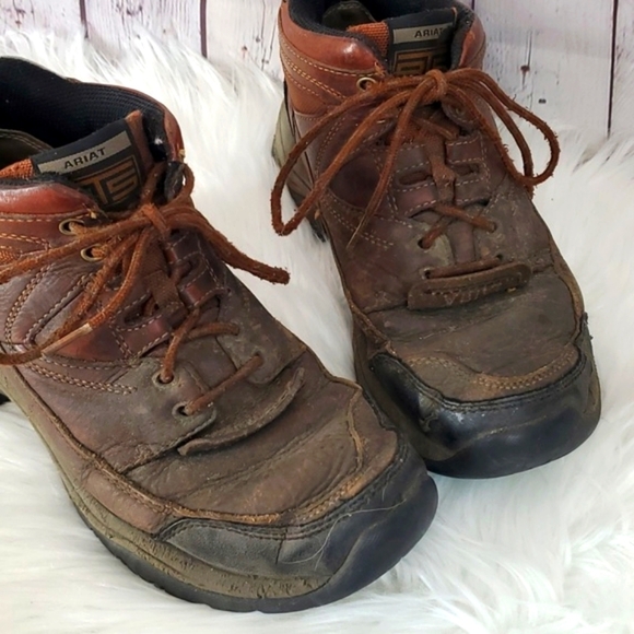 Ariat Copper Terrain Brown Waterproof Mens Hiker Boots 34527(10002183) Size 7.5 - Picture 5 of 17